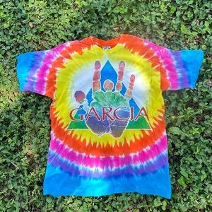 Vintage Grateful Dead Jerry Garcia XL liquid blue in good condition